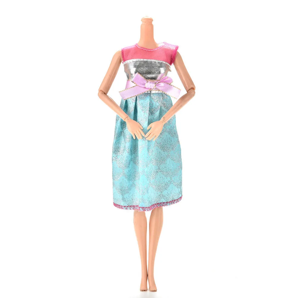 

1 шт. Милое платье с бабочкой и высокой талией своими руками, праздничные платья для 11 дюймов, аксессуары для кукол, Лидер продаж, лето