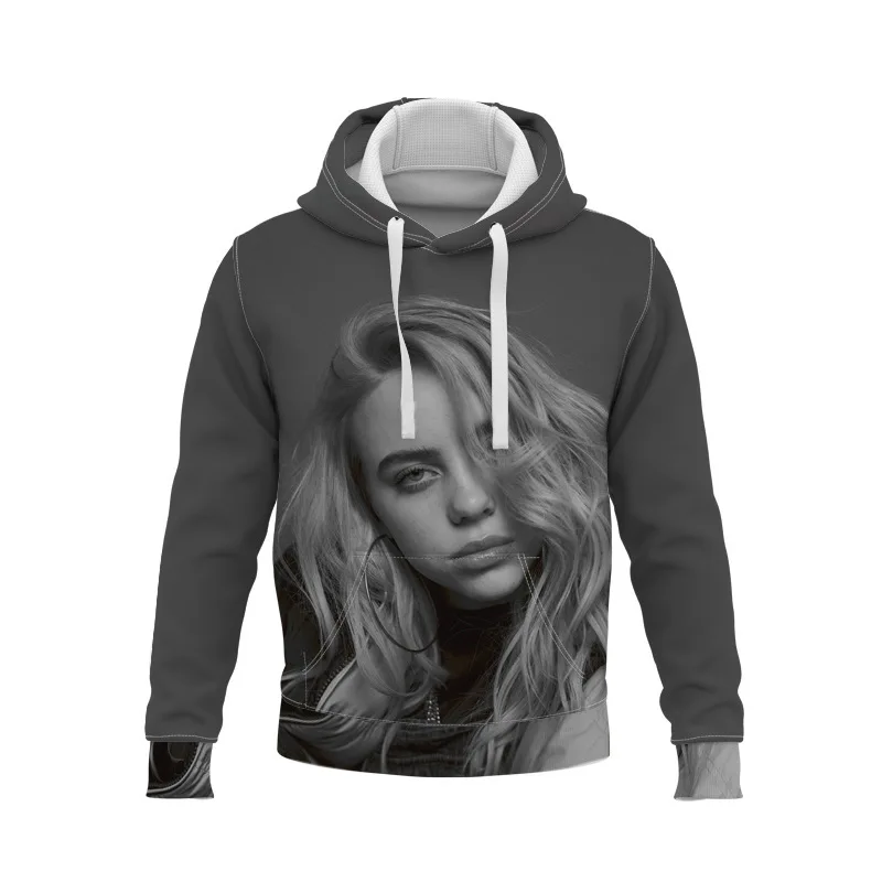 

Hoodies Color Hooded Tops Women Men O Neck Sweatshirt Long-sleeved Coat Streetwear 3d printing Men's and women's same jackets