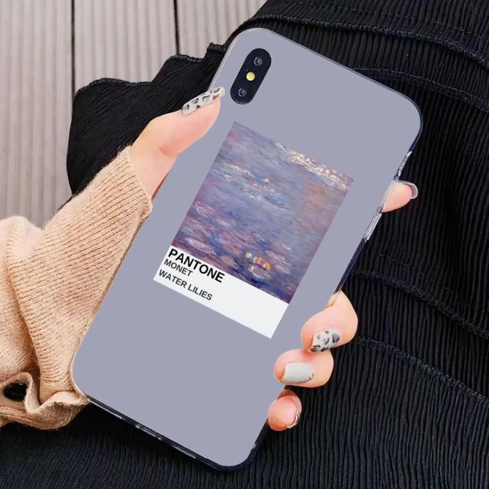 Чехлы из мягкого ТПУ для iPhone 11 Pro 4 5 6 6S 7 8 X 10 XR XS Plus Max iPod Touch Новые эстетические pantone