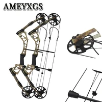 1pc compound bow 15 70 lbs adjustable 19 30 inch draw length hunting bow powerful outdoor sports shooting game bow and arrow