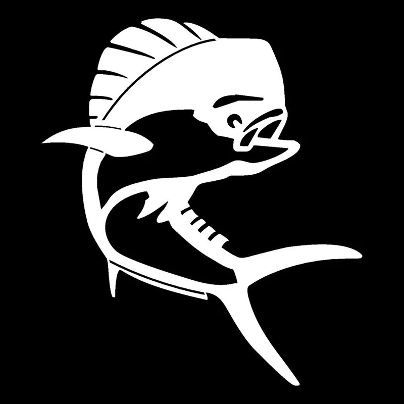 Volkrays индивидуальные автомобильные наклейки Dolphin Mahi рыболовные аксессуары