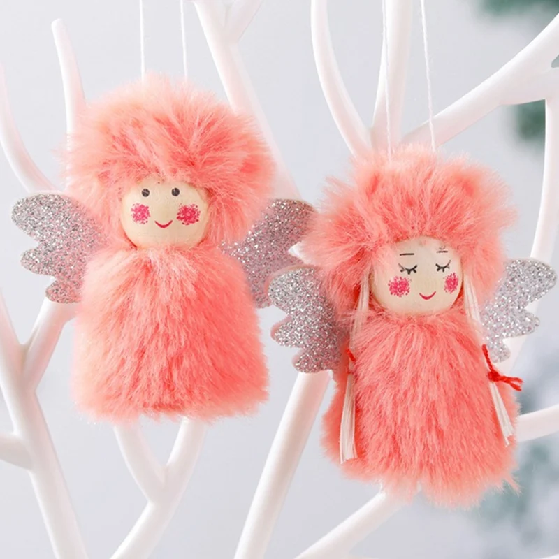 

2 шт., новогодние куклы-Ангелы для украшения ёлки