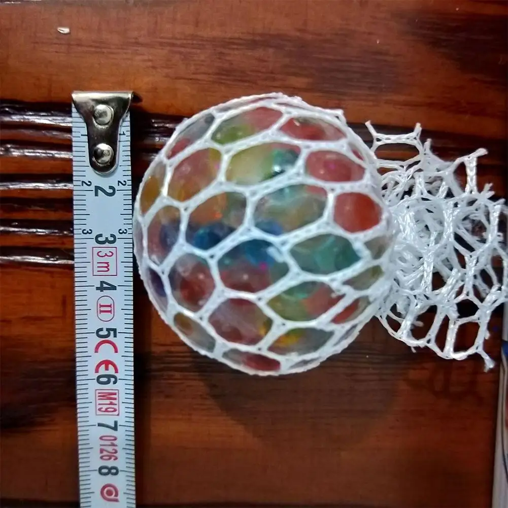 Bolas de uvas para aliviar el estr&eacute;s, juguete para aliviar la presi&oacute;n de las manos, pelota de malla, pelotas blandas, 1 Uds., 6cm-3