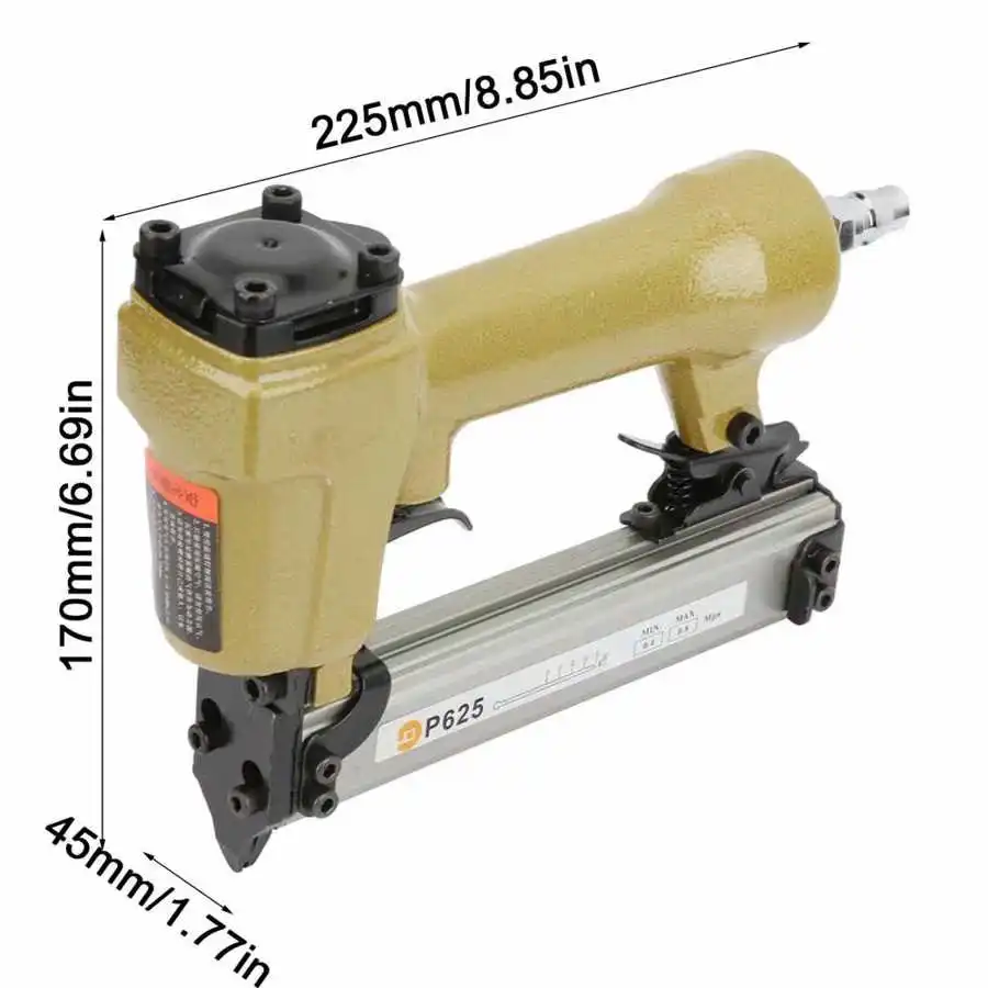 P625 1 пневматический контакт гвоздильщик воздуха степлер для зерна ногтей 100 шт.
