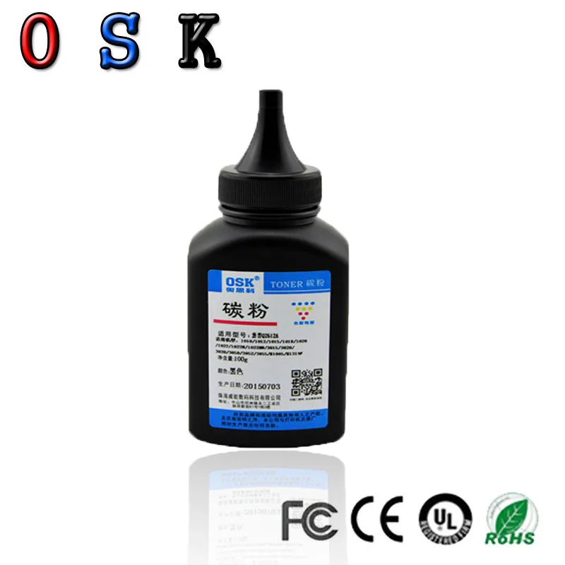 OSK Compatible100g порошок для запрвки тонера Q2612A 2612a 2612 12A Q2612 тонер картридж hp laserjet