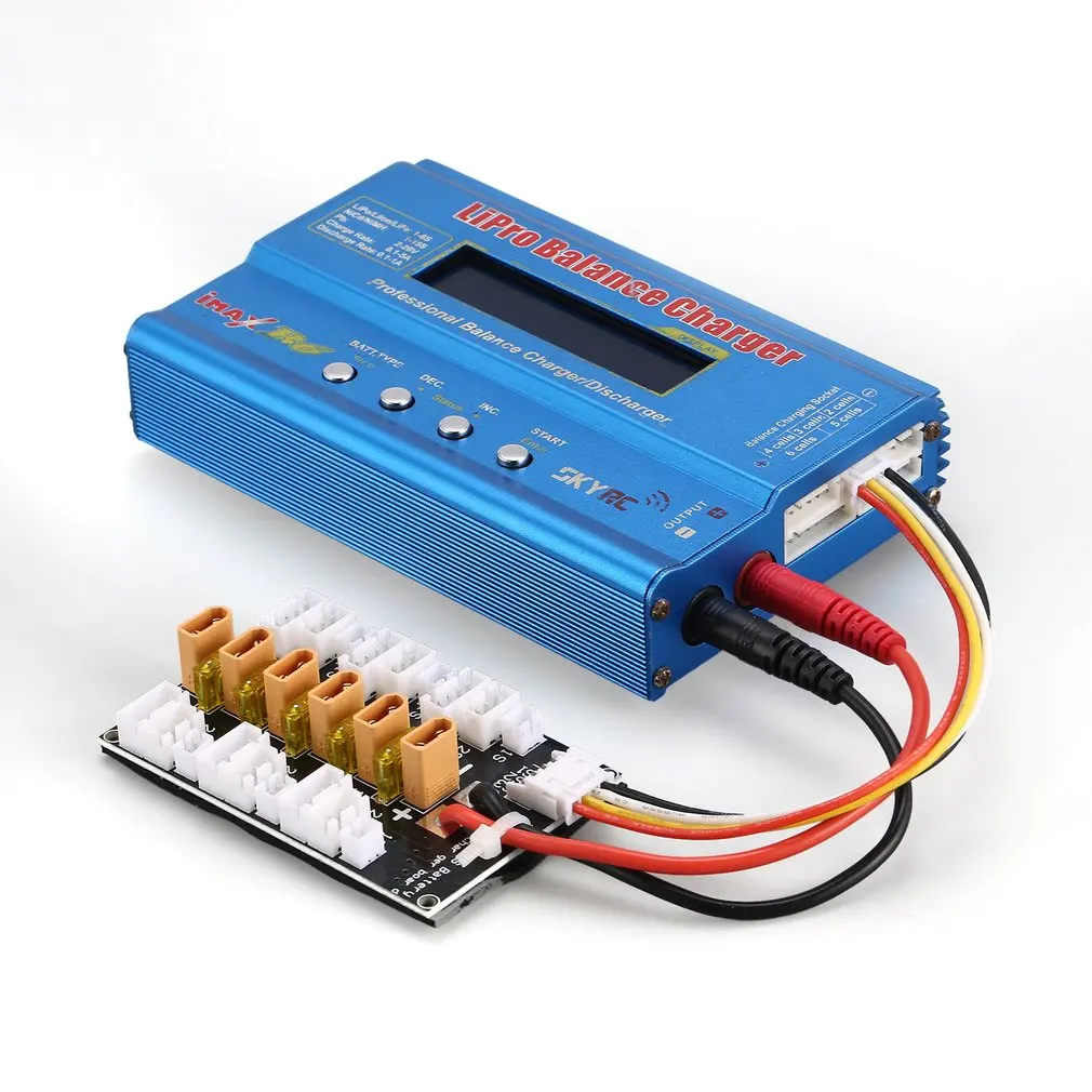 6 упаковок XT30 1S 3S 20A Plug Lipo батарея параллельная зарядная плата для IMAX B6 зарядное