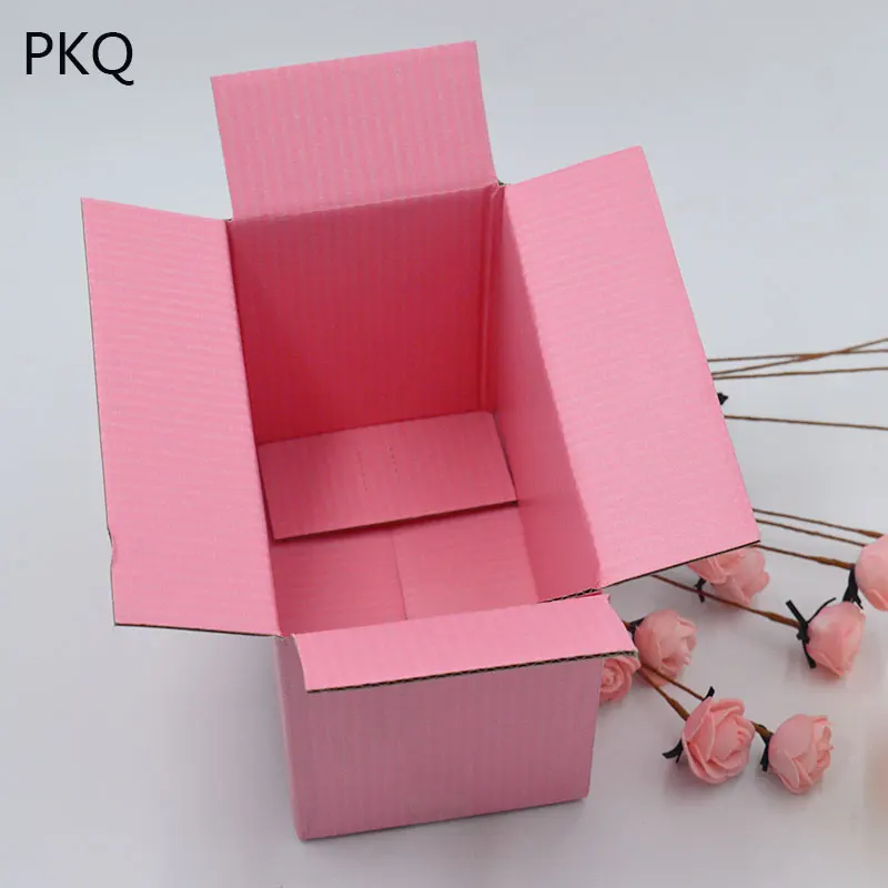 

30pcs 3-layer Corrugated Paper Colorful Cardboard Box Thicken Shipping Boxes Mail Packing Box Large Gift Box