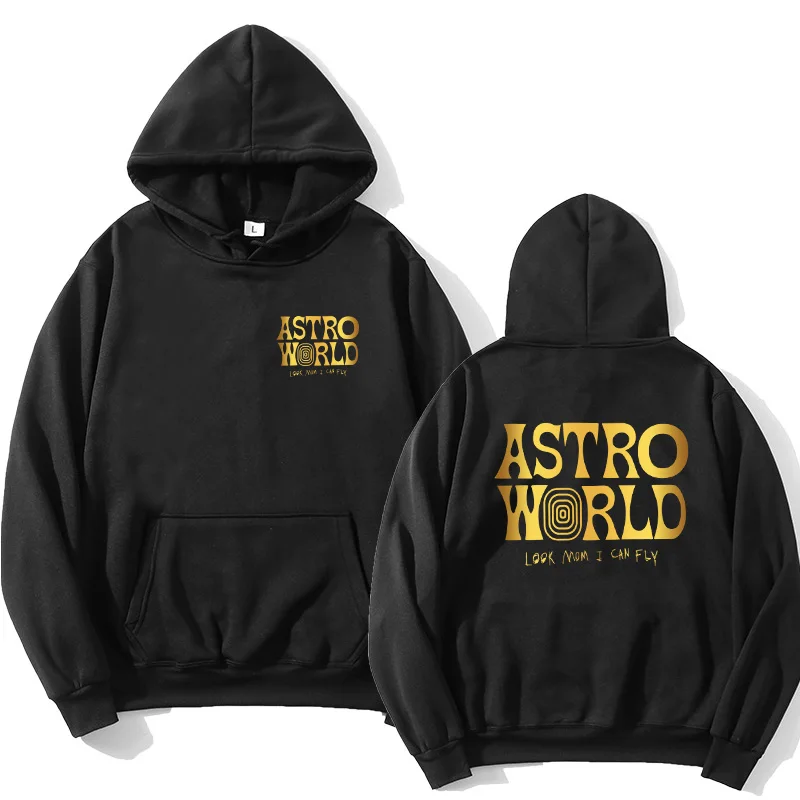 

2020TRAVIS SCOTT ASTROWORLD WISH YOU WERE HERE HOODIES Sweatshirt Fashion Letter ASTROWORLD Print Streetwear Man Woman Pullover