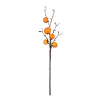 artificial fruit decorations simulation persimmon branches party home 93 cm brightly colored well made 93cm 5 fruits ornaments