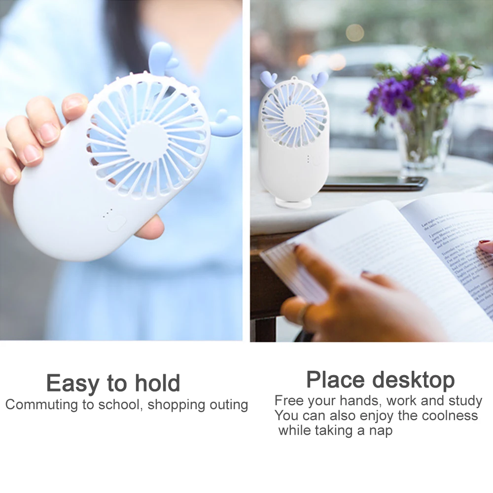 Портативный карманный мини-вентилятор охлаждающий Ручной кулер для путешествий