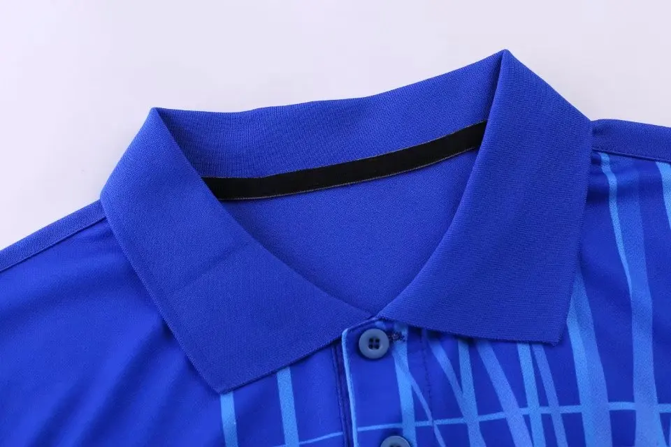 Professional team game custom Quick dry Badminton shirt Men/Women, Tennis t-shirts,sports golf Polo shirt, pingpong t-shirt
