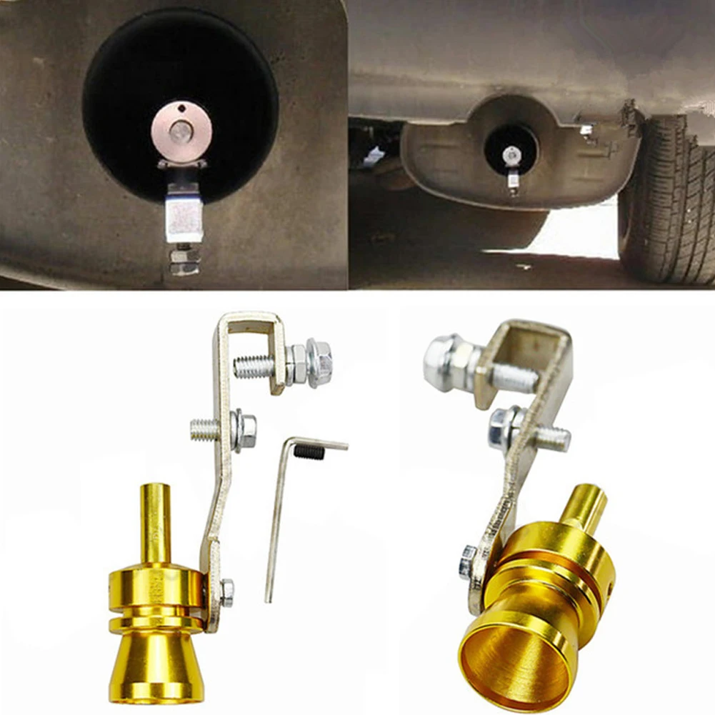 

5-color Universal Sound Simulator Car Turbo Whistle Exhaust Pipe ​Blowoff Valve Simulator Turbo Sound Whistle S/M Mufflers