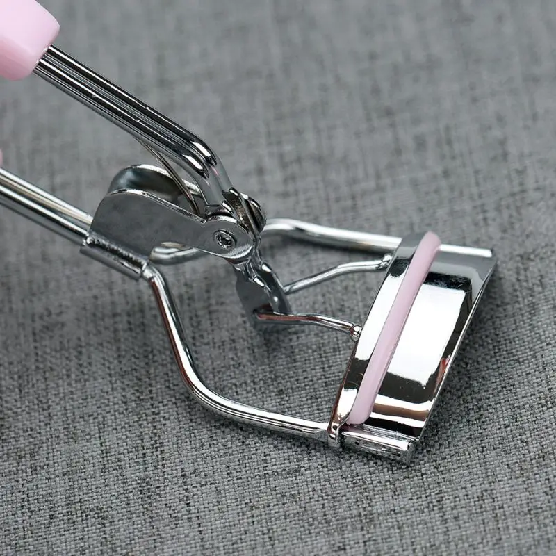 23GF Eyelash Curler Set Clip Eyebrow Pliers Scissors Pink Mirror Ladies Lash Nature Curl Cosmetic Home Beauty Salon Makeup Tool | Красота и