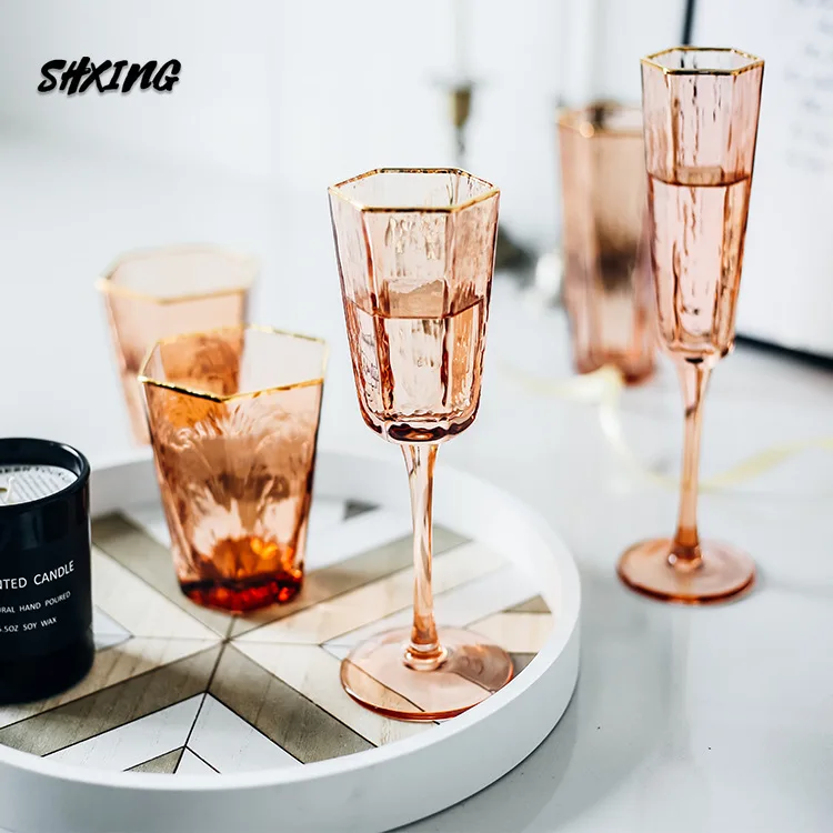 Молоток бокалы без свинца для свадьбы поднятия тоста шампанского напитков