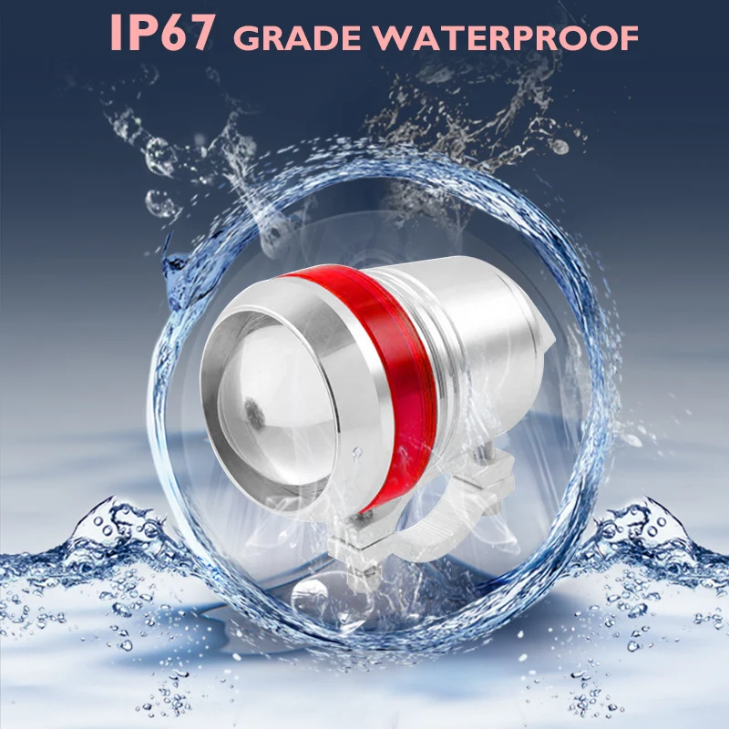 DERI 1 шт. 30 Вт U2 светодиодный светильник для головы мотоцикла с ангельскими глазами