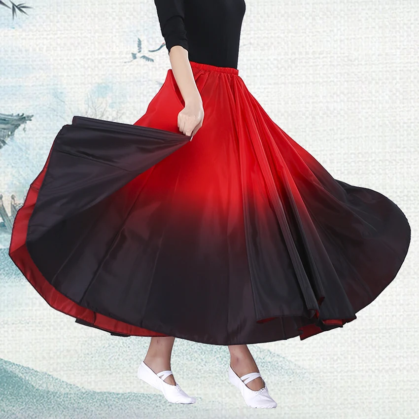 Костюм для восточных народных танцев Chimese Женская юбка испанского фламенко с 3D