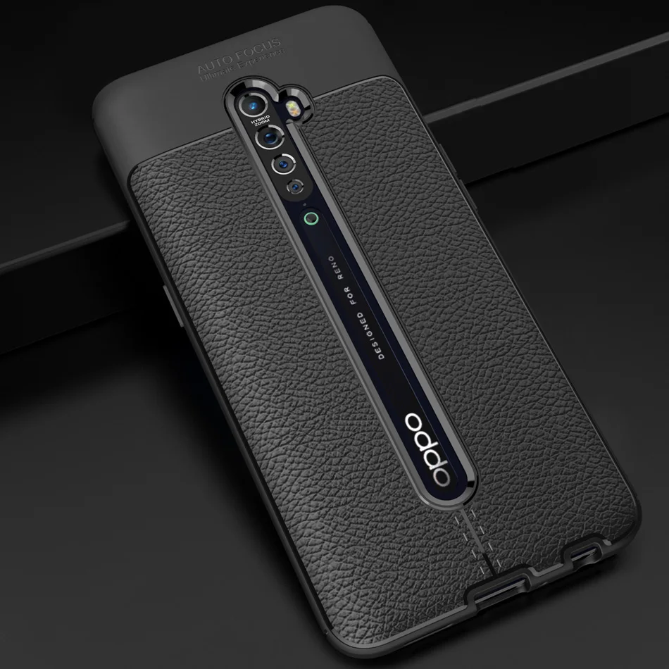 Чехол Reno 2 для OPPO кожаный мягкий чехол из ТПУ с узором Личи 2Z Coque Capa | Мобильные
