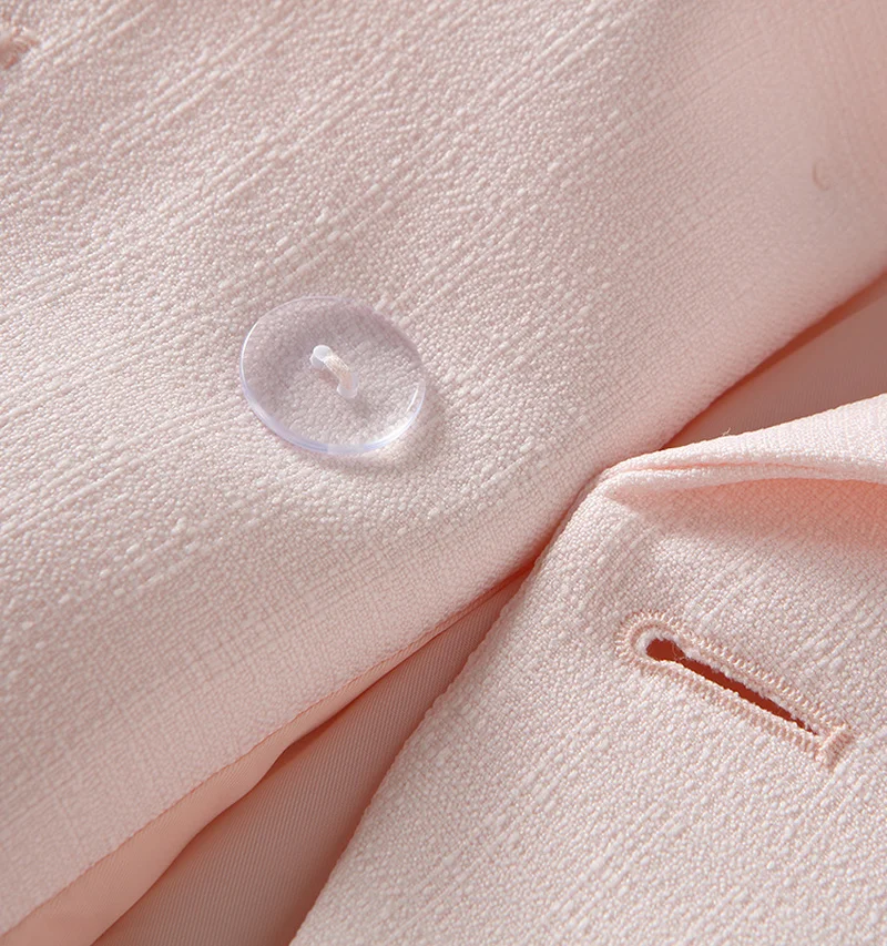 

Bevenccel Runway Blazer Double Breasted Casual Pink 2020 Autumn Winter Women Blazers Outer Jacket Coat