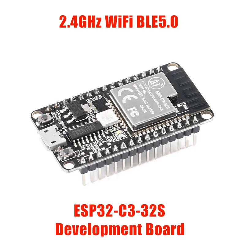

ESP32-C3-32S 2,4 GHz WiFi BLE5.0 макетная плата ESP32 Dual-mode Wireless + Bluetooth-совместимый модуль связи