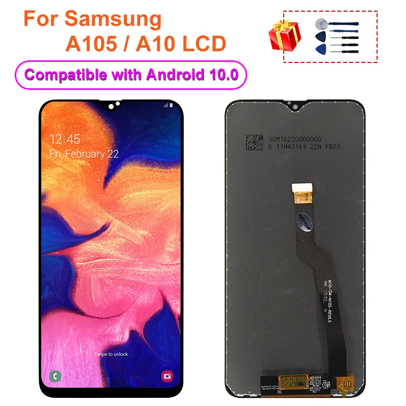 ЖК дисплей 6 2 дюйма для Samsung Galaxy A10 A105 A105F сенсорный экран дигитайзер в сборе