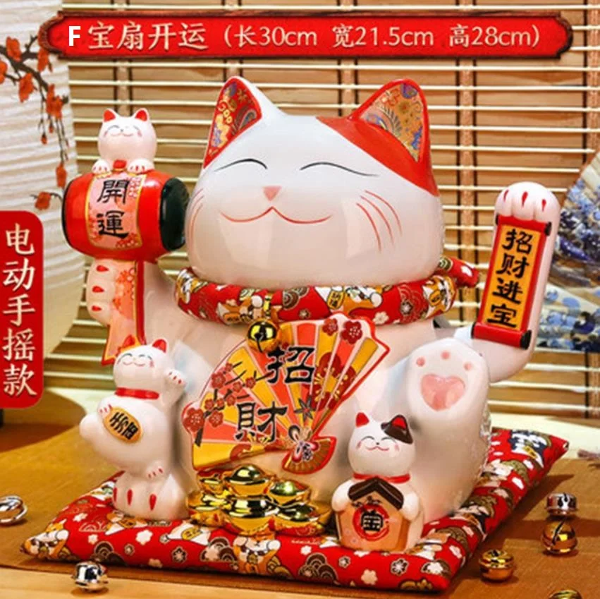 Керамика Lucky Cat манэки нэко \ украшения большой открытие магазина творческий