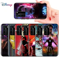 marvel avengers iron man super hero for huawei mate 10 20 x 30 40 rs lite 5g p smart s z pro plus tpu silicone black phone case