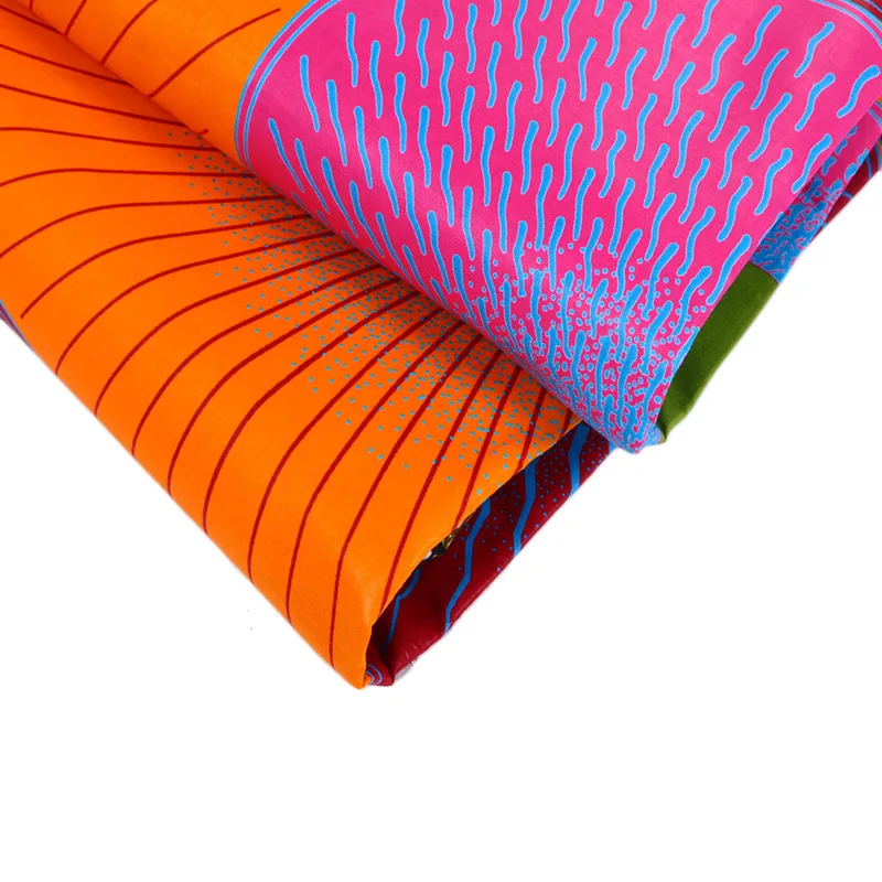 2019 г. новейший дизайн яркая Яркая Ткань с Африканским принтом африканская