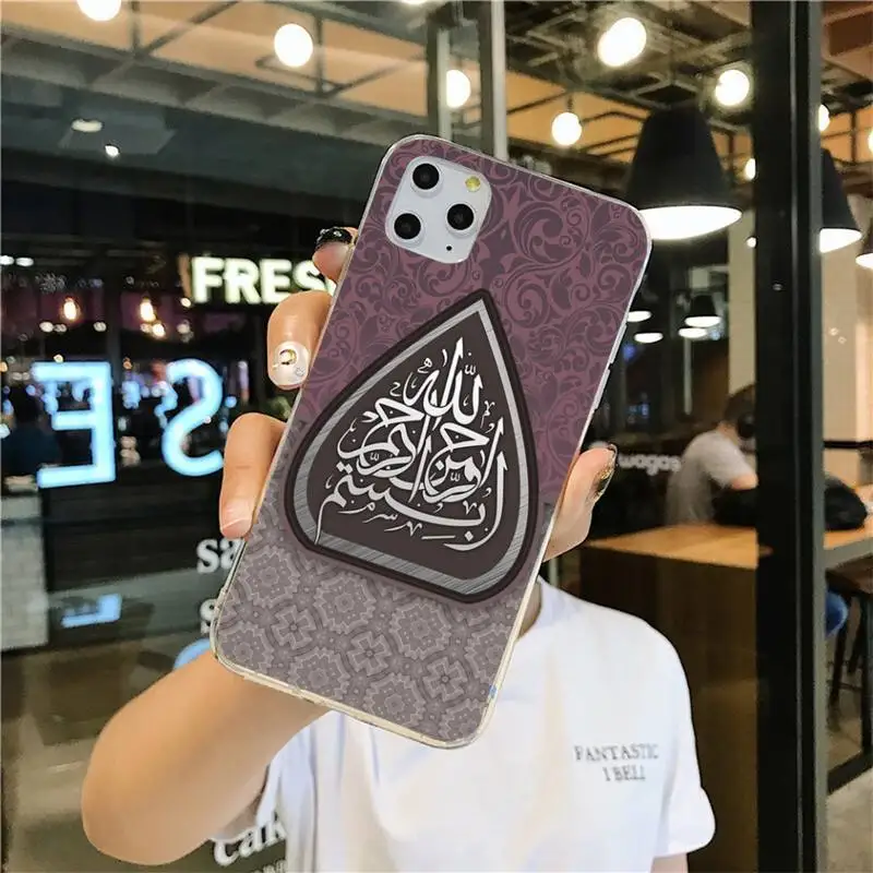Muslim Islam Allah TPU black Phone Case Cover Hull for iPhone 11 pro XS MAX 8 7 6 6S Plus X 5S SE 2020 XR cover | Мобильные телефоны