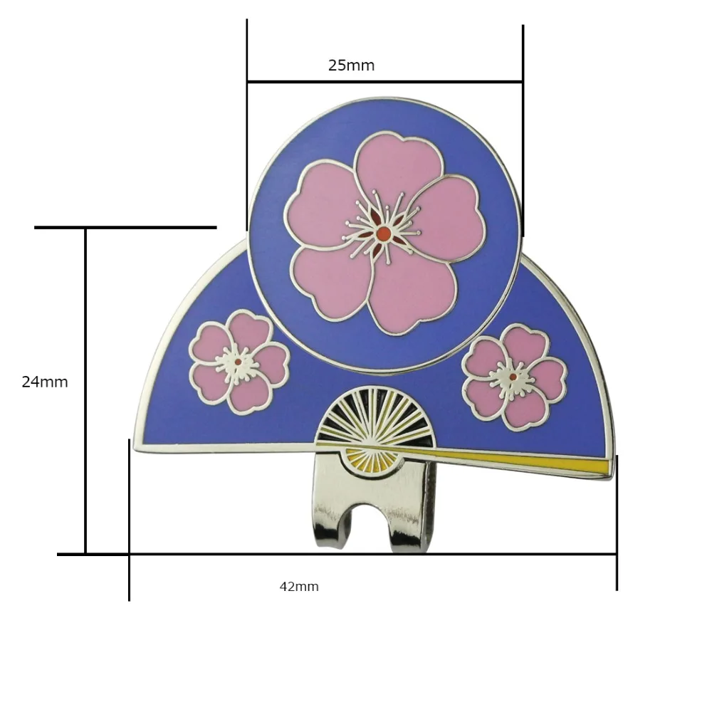 PINMEI Цветочная отметка для мяча для гольфа магнит, заколка на шляпу набор Кепка зажим с Гольф-Маркер Набор аксессуаров подарок для деловых друзей леди гольфистов