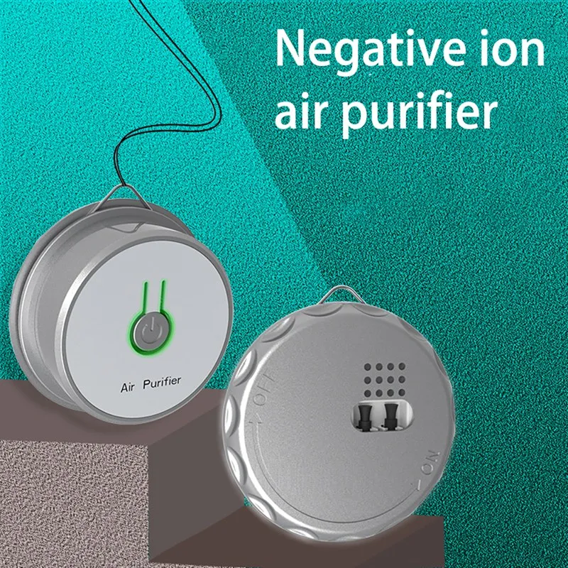 

Top Deals Air Purifier Personal Wearable Mini Portable 130 Million Negative Ion 230Mah Battery Hanging Neck Portable Car Purifie