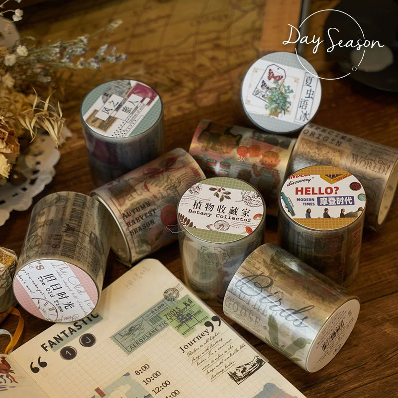 

Evolution Series Washi Tape Matte PET Scrapbooking Decor Border Making Gift Cute DIY Sticker Decoration Office Supplies