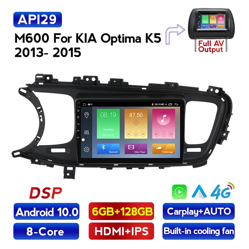 NaviFly IPS DSP автомобильное мультимедийное радио для Kia Optima K5 2013 2014 2015 Автомобильное