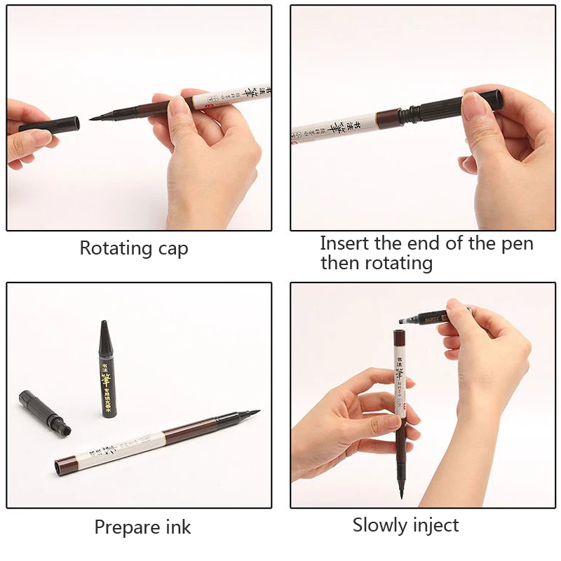 Кисть для китайской каллиграфии Baoke 3 шт./лот ручка с наконечником из мягкого