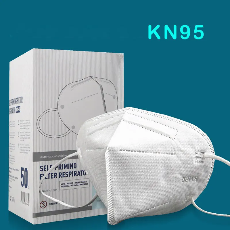 Маска KN95 защитная маска для лица kn95mask пылезащитный респиратор FFP2