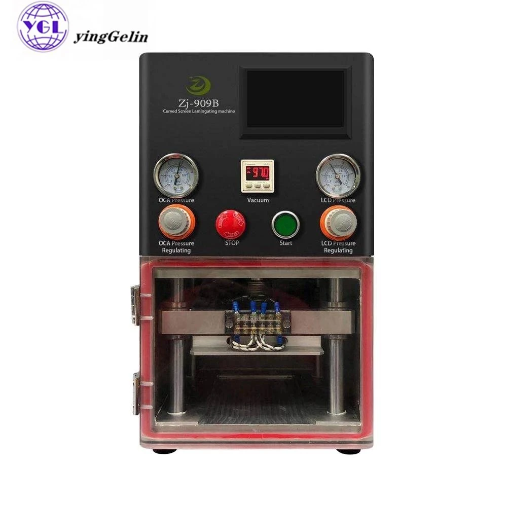 ZJ-909B LCD вакуумный OCA Ламинирующий Станок для iPad 12 9 дюймов Samsung Edge Screen funtion same YMJ Machine |