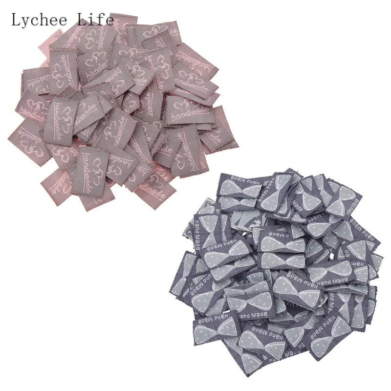 Lychee Life 100 шт./лот этикетка для одежды ручной работы ярлыки с бабочками и