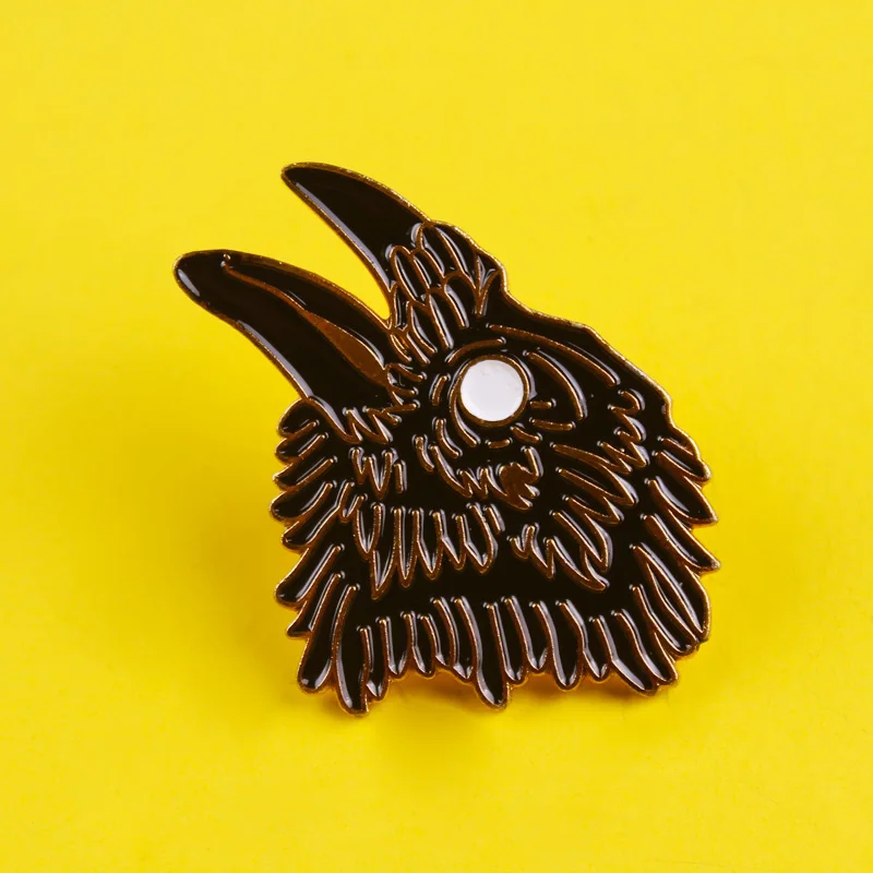 Punk Animal Brooch Plague Doctor's Enamel Brooches Bird-like Beak Mask Pin clothes Badge Snake Jewelry Gift for Friends | Дом и сад