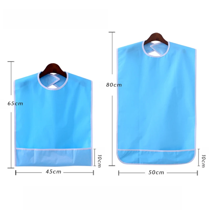 Водонепроницаемый взрослый нагрудник для еды пожилых мужчин/женщин носимый