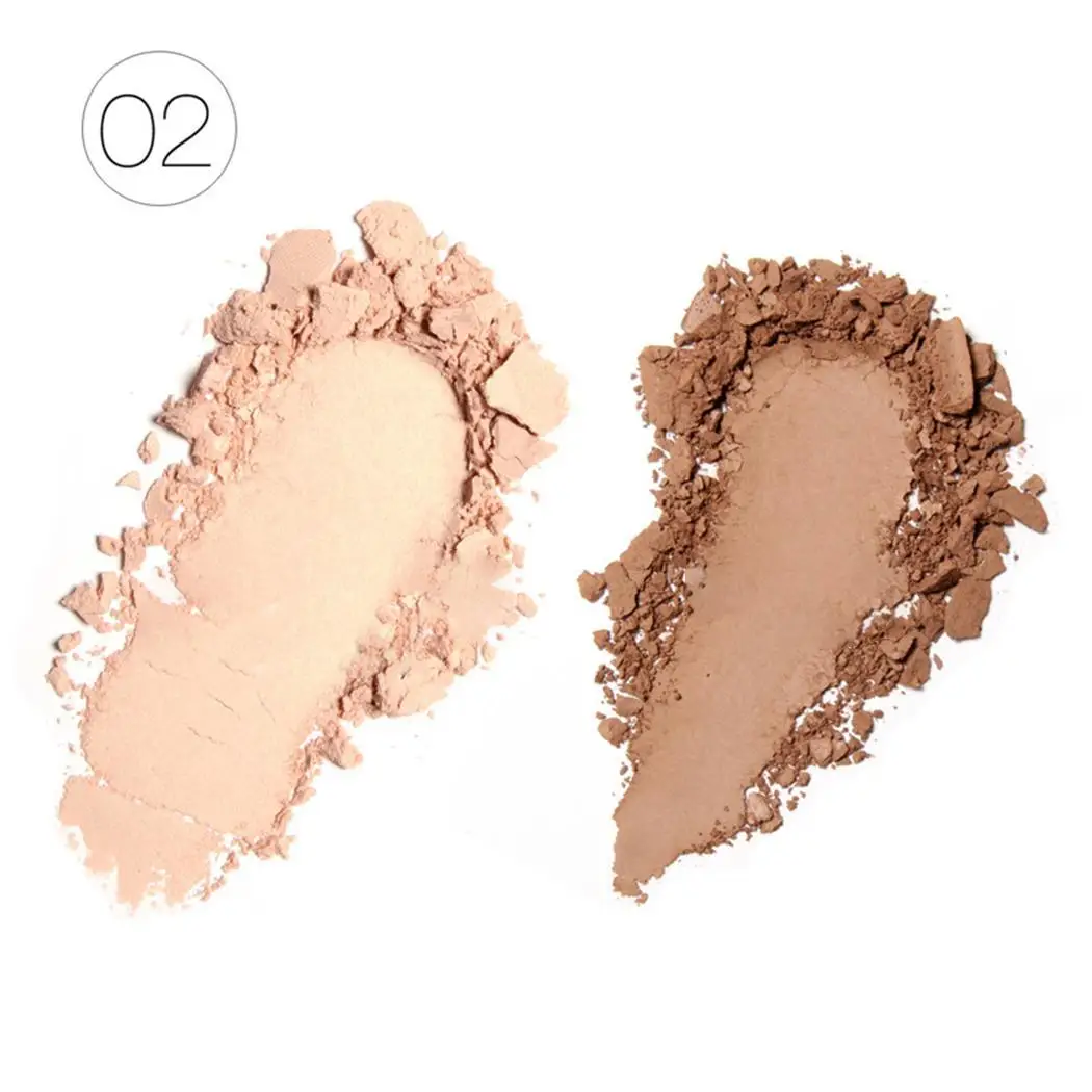 Женский макияж двойной цвет лица Контур матовый и 8 4 г светящийся прессованный