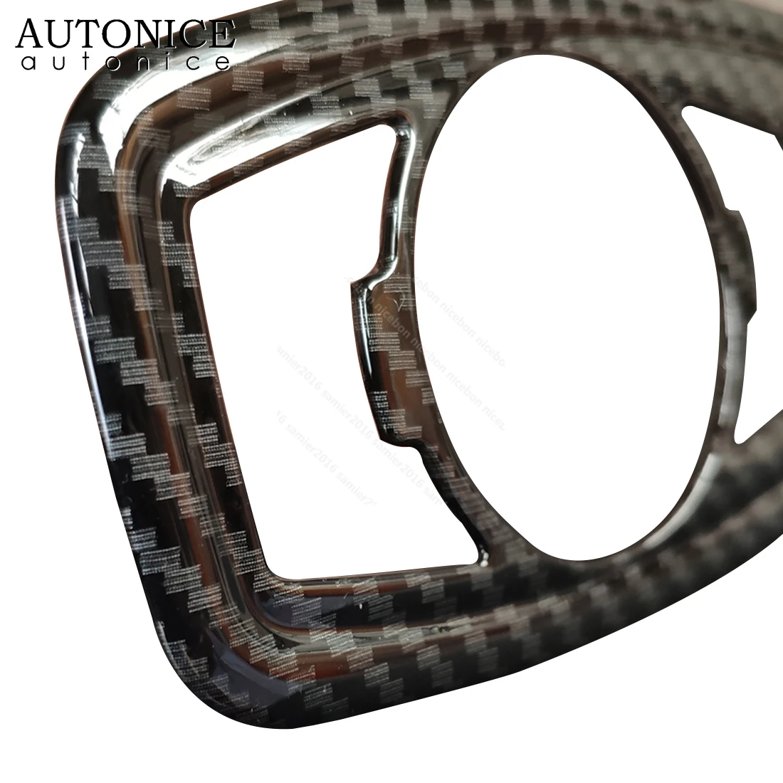 Подходит для Ford Edge углеродное волокно цветная фара передняя лампа переключатель