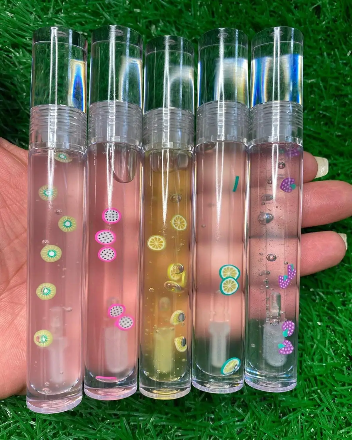 12 г фруктовый ломтик Декор мягкая глина украшение для губ блеск основа гель Diy