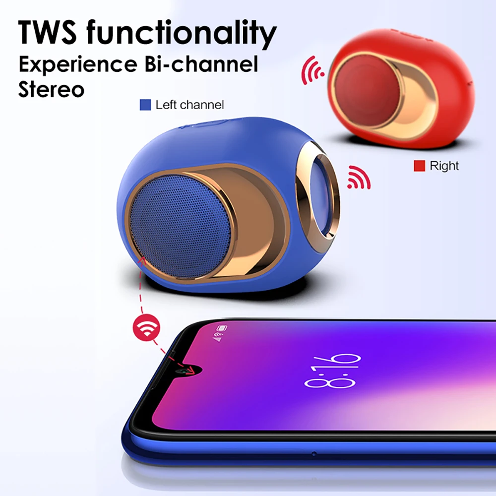 Bluetooth-динамик для душа портативные колонки беспроводная звуковая панель стерео музыка объемный динамик с басами HiFi Звук Поддержка TF карта