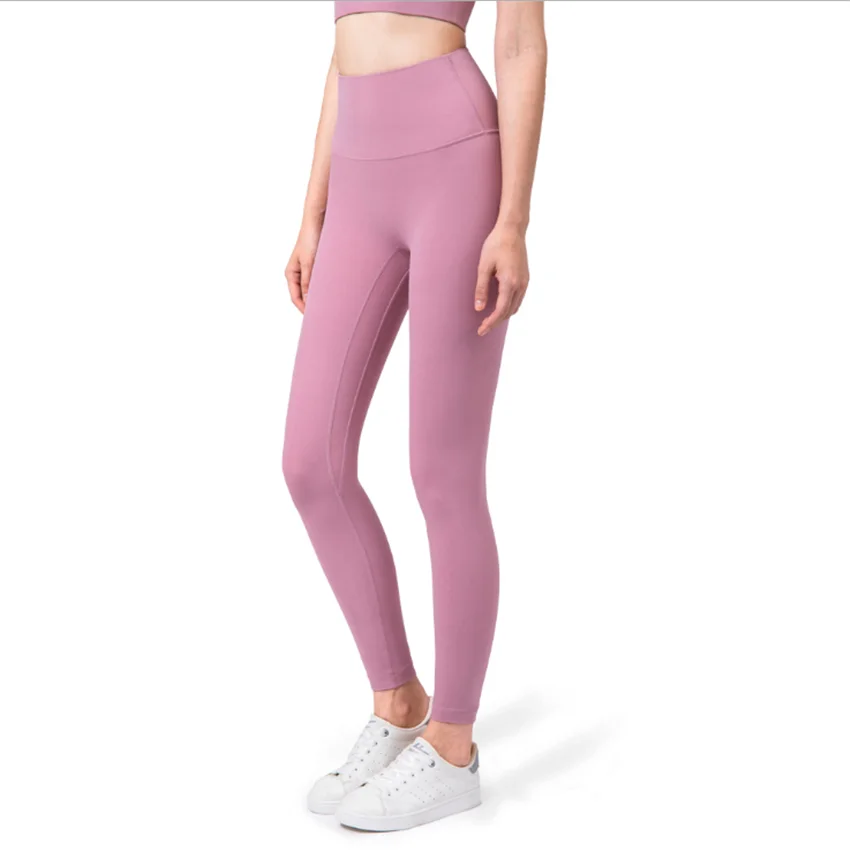 

2020 new high-waist anti-flanging yoga pants brand new without embarrassment one-piece hip-lifting peach pants DS110