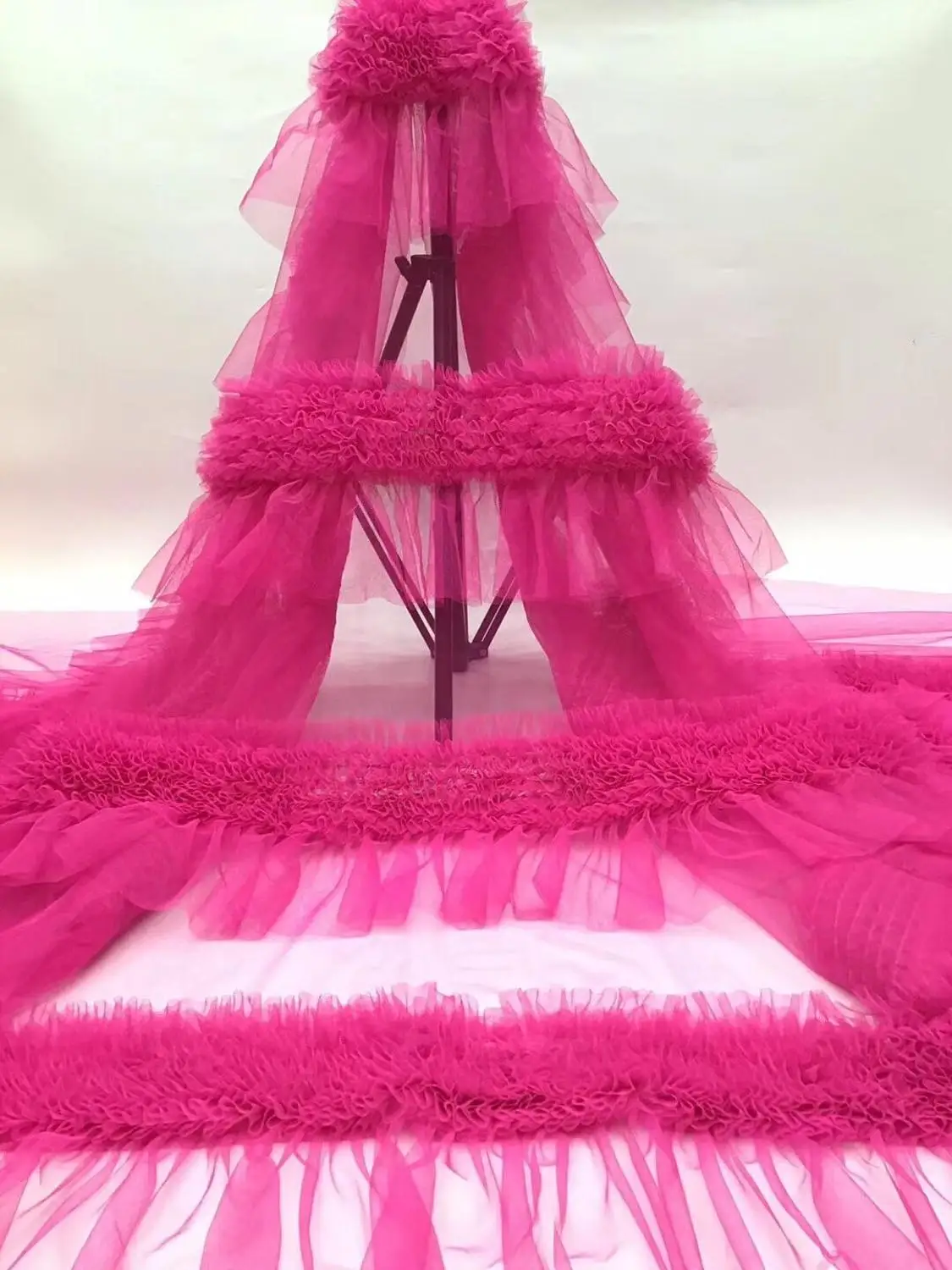 

Fashion new arrival african french lace fabric 2020 high quality french lace fabirc african tulles lace fabric for party dress