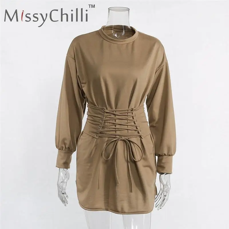 MissyChilli винтажное короткое платье трапециевидной формы с поясом женское модное