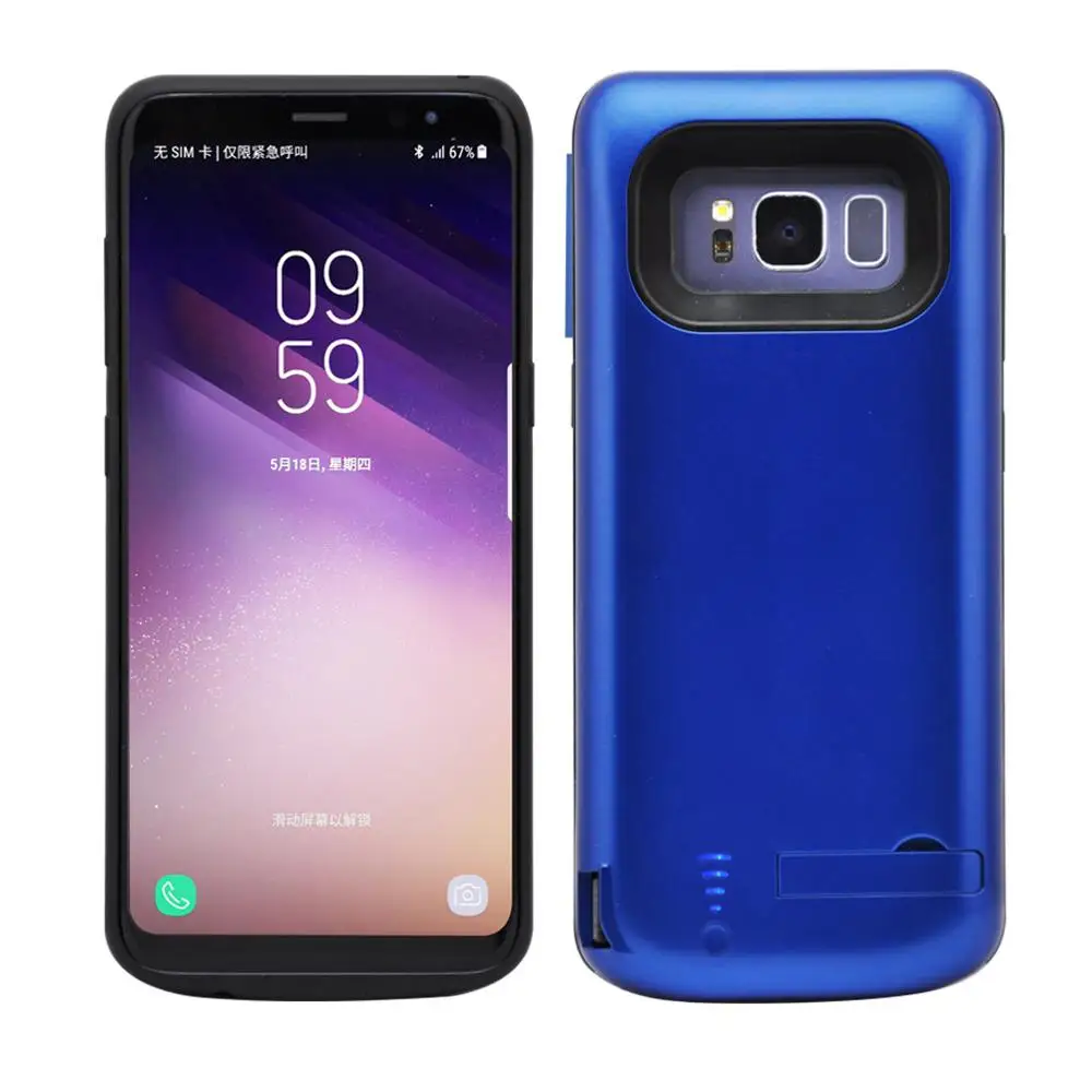 Портативное Внешнее зарядное устройство S8 plus 5000/6500 мАч чехол для зарядки Samsung