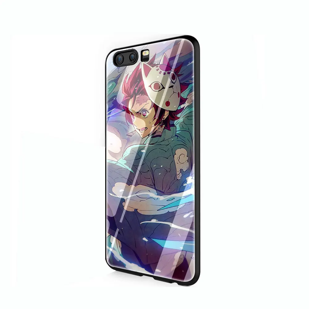 G7 Аниме Demon Slayer Kimetsu no Yaiba закаленное стекло чехол для телефона huawei mate P 10 20 30 Lite Pro Y9 Honor 8X 7A - Цвет: G7