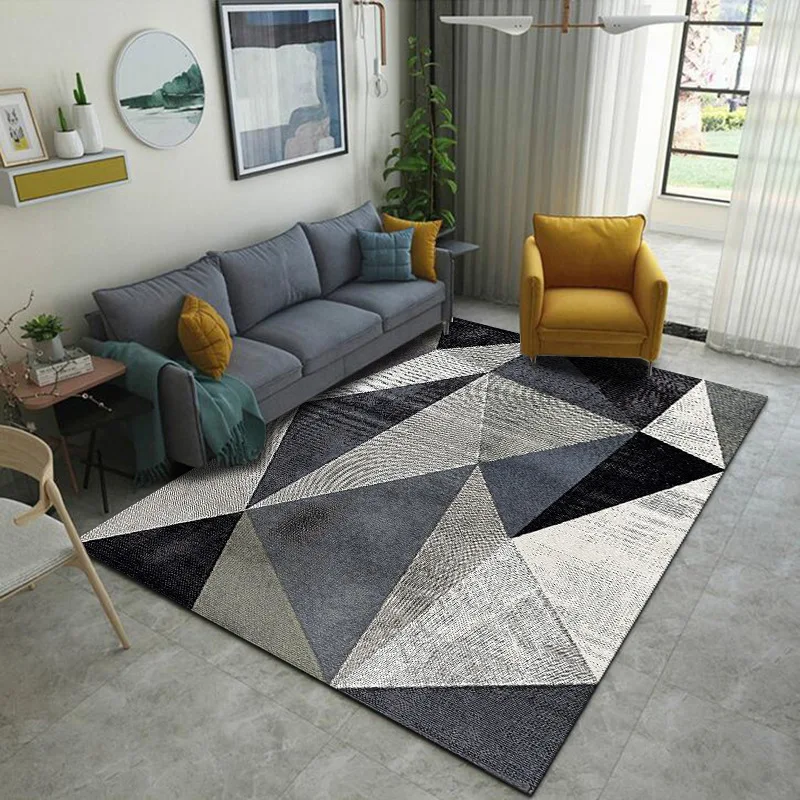 

Modern Art Carpet Cover Office Waterproof Carpets For Living Room Decoration Fabric Patterned Japanese Colourful Home Decor Rugs