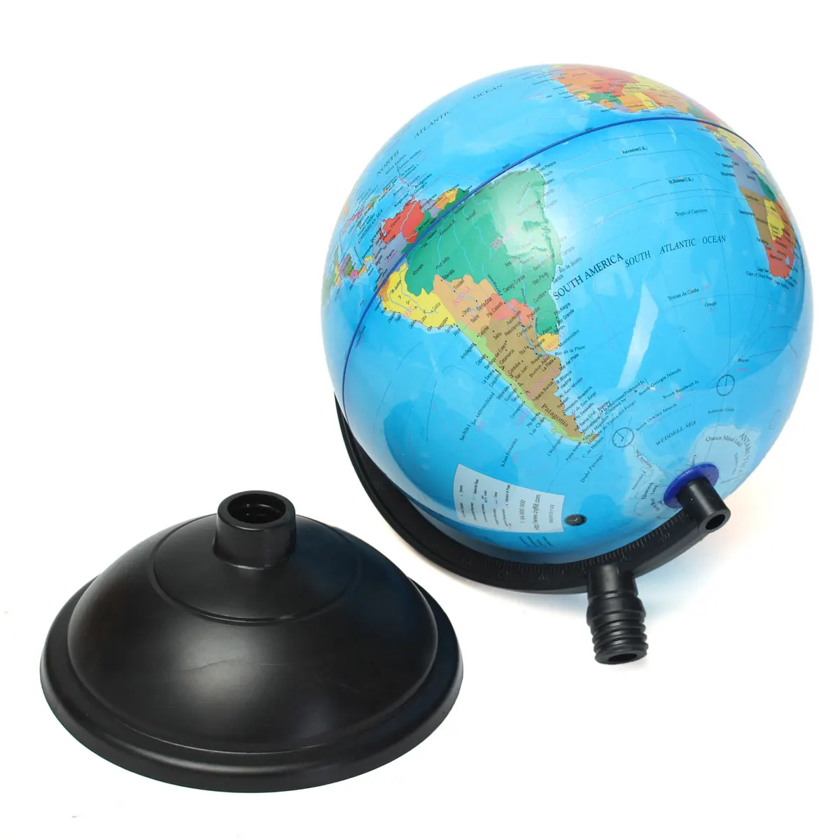 

20cm Rotating Globe World Map of Earth Geography School Educational Tool Home Office Ornament Gift