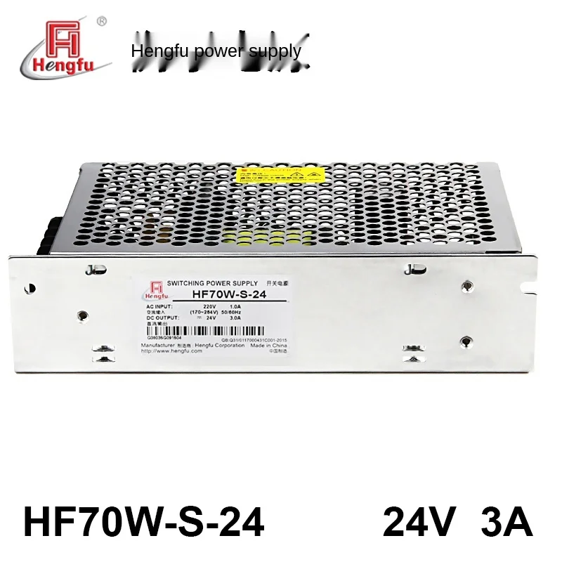 

Factory Adapter Charger Hengfu HF70W-S-24 AC 220V Transfer DC 24V 3A Single-Channel Output Switch Power Charger